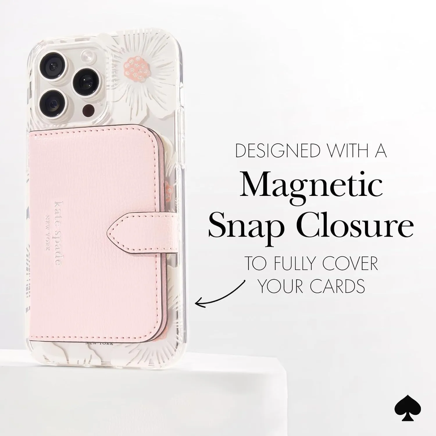 Morgan Magnetic Phone Wallet/Card Holder - Compatible with Magsafe Phones and Cases