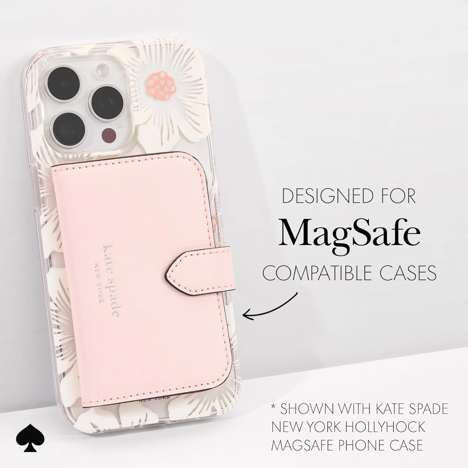 Morgan Magnetic Phone Wallet/Card Holder - Compatible with Magsafe Phones and Cases