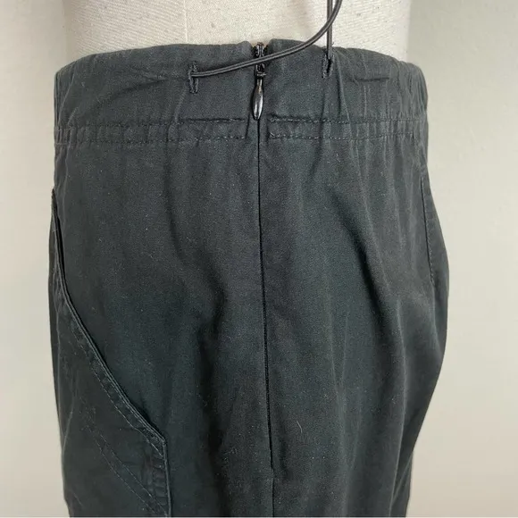 Moschino Black Unlined Kangaroo Pocket Pencil Skirt 8
