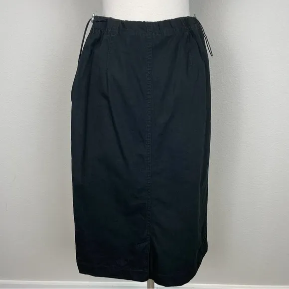 Moschino Black Unlined Kangaroo Pocket Pencil Skirt 8