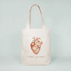 Multi Pocket Canvas Bag - Heart