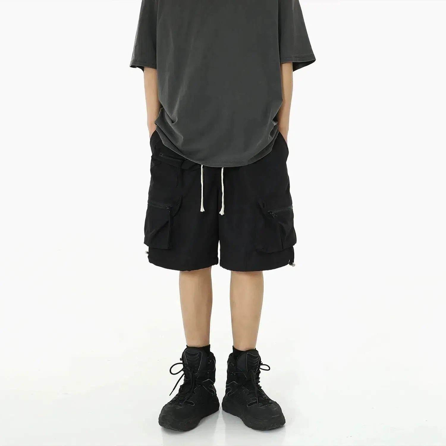 Multi-Pocket Cargo Shorts