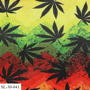 Multi Print Leaf Pocket Square