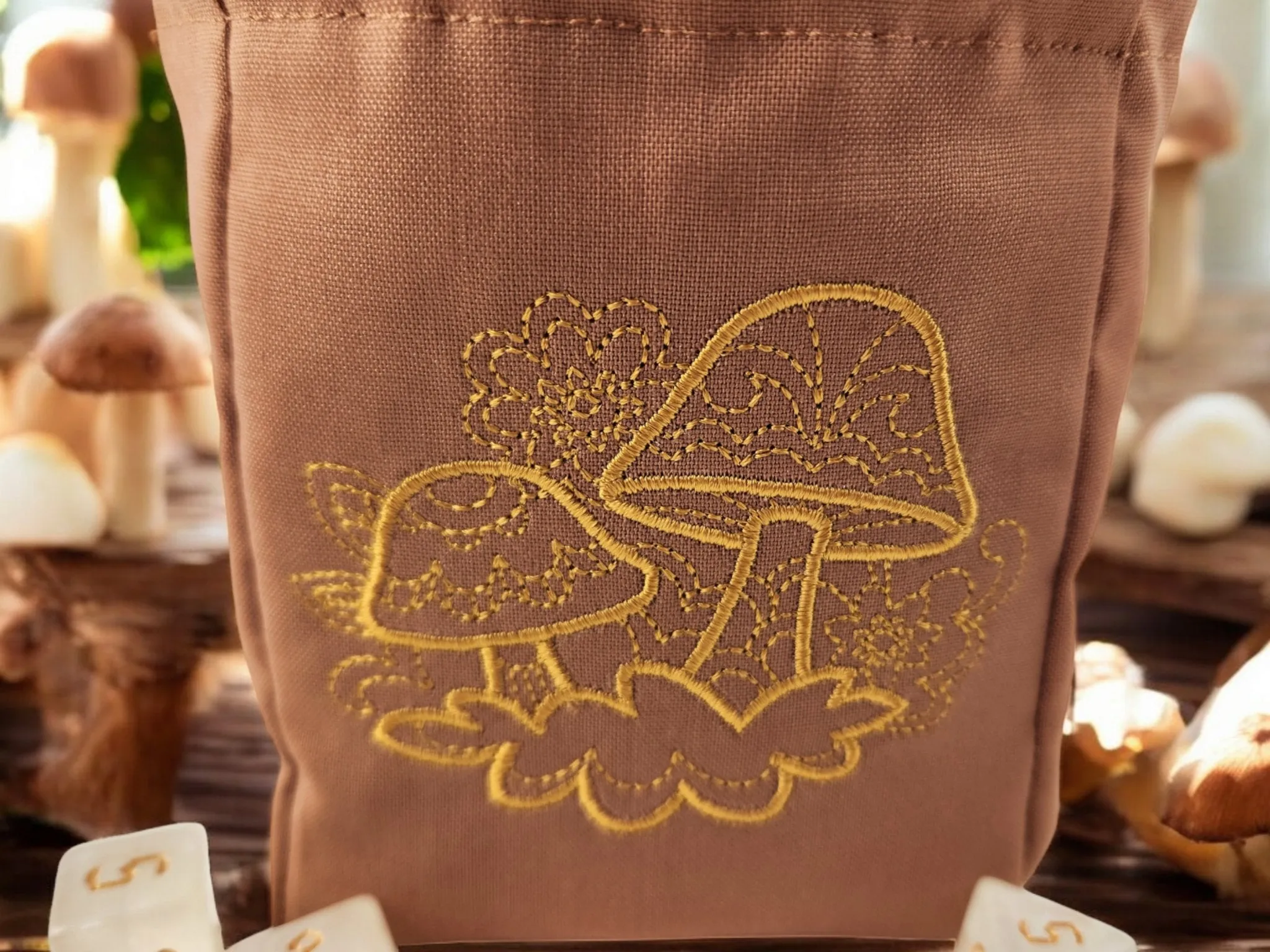 Mushroom Dice bag