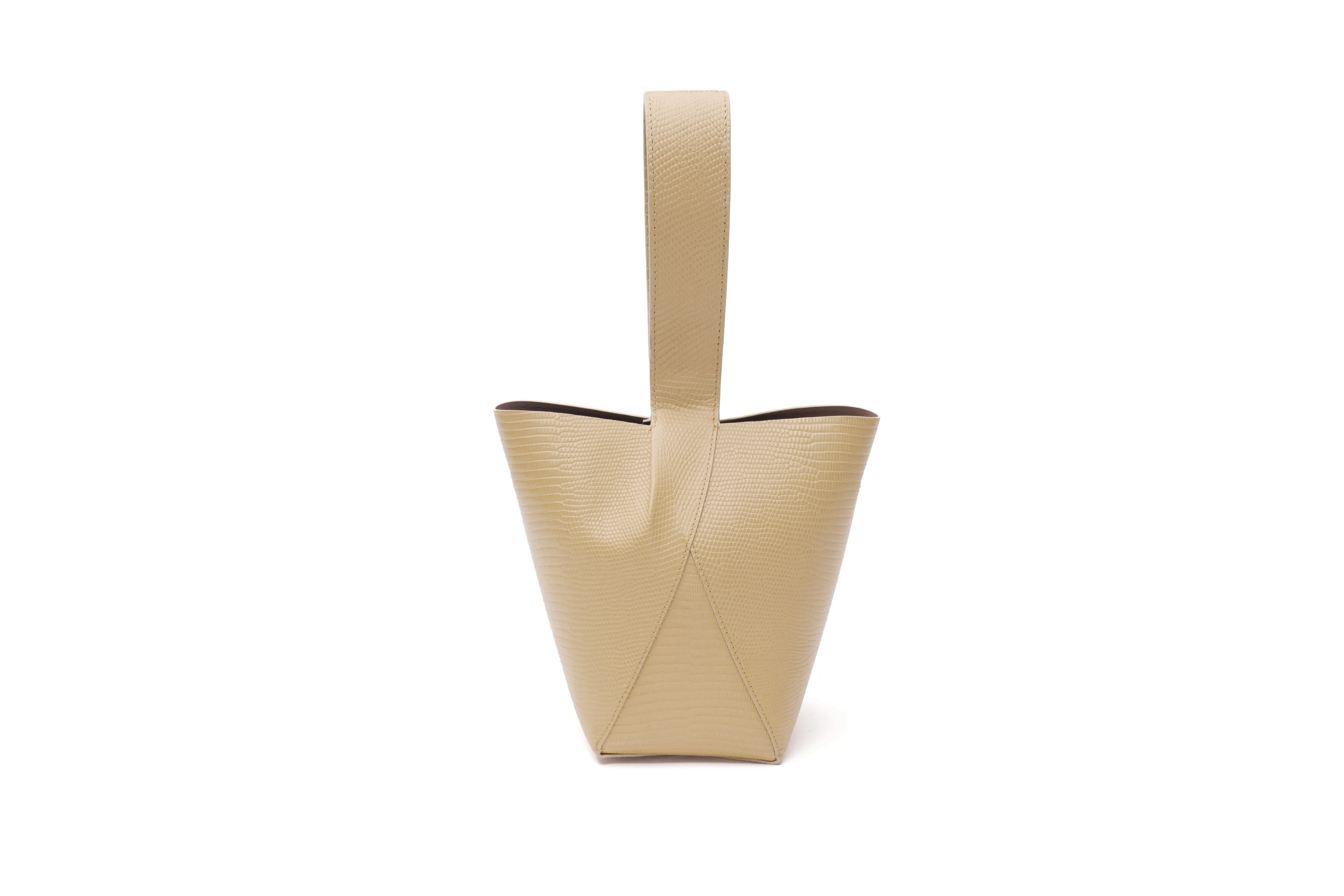 Nº54 Cross Handle Tote - Sand Lizard