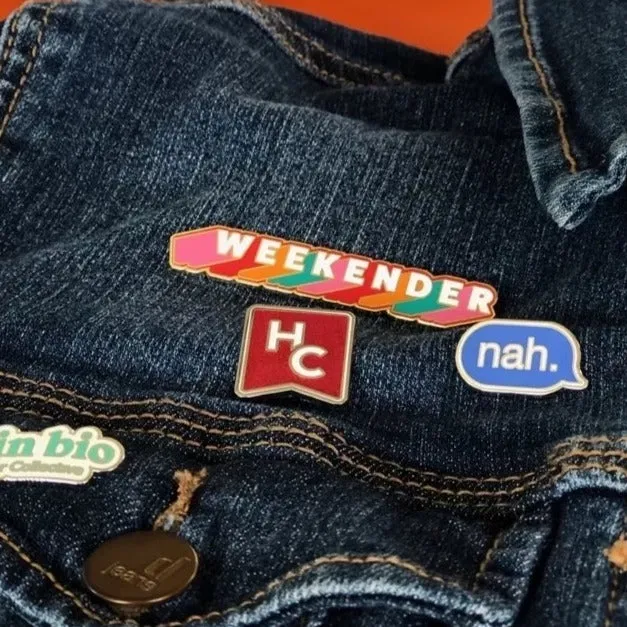 Nah Enamel Pin