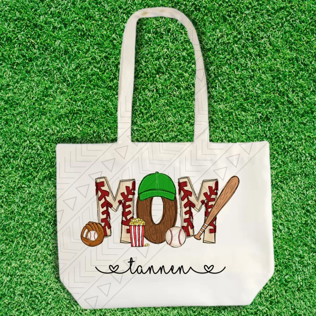 Name & Kids Baseball/Softball Tote