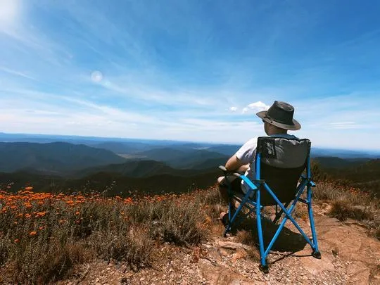 Navigator Gear the Nowhere Chair Kids 6 to 12 YRS Blue Grey