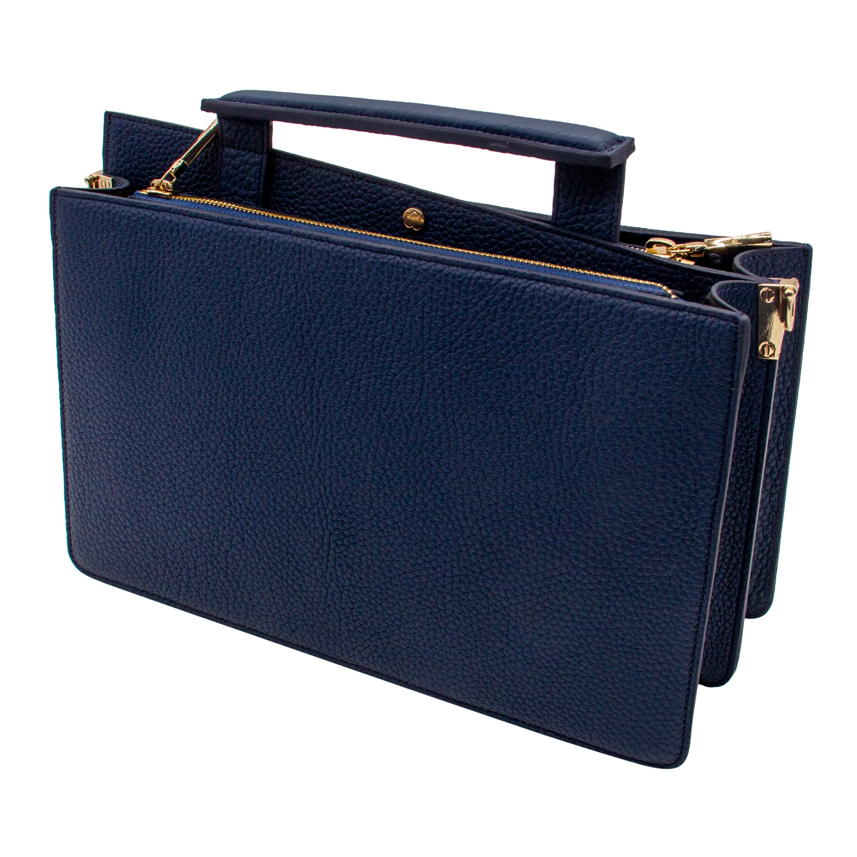 Navy Blue Dover Top Handle Bag