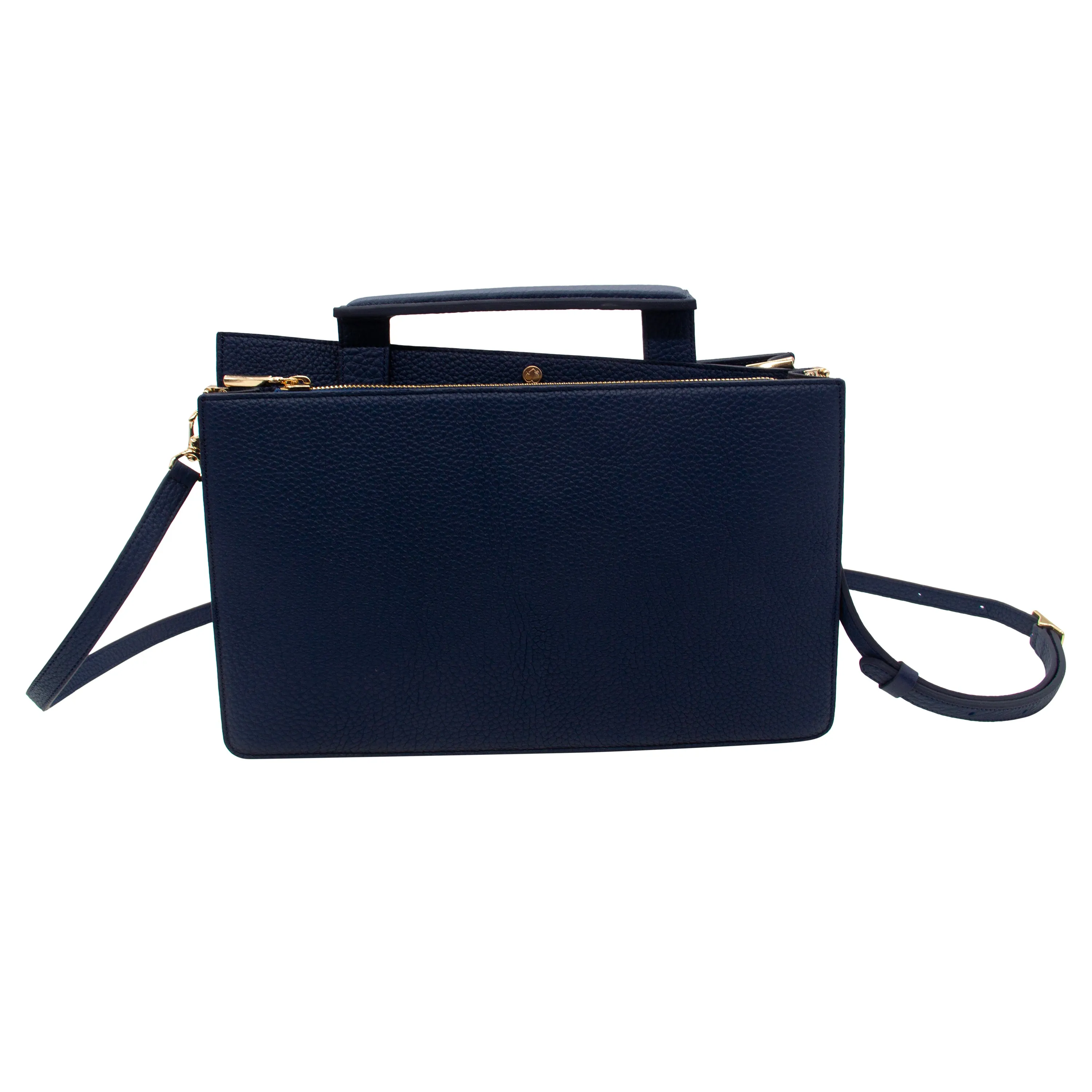 Navy Blue Dover Top Handle Bag