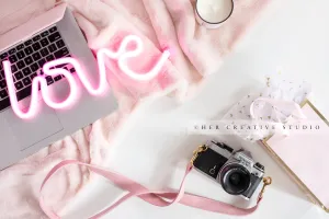Neon Love & Camera, Styled Image
