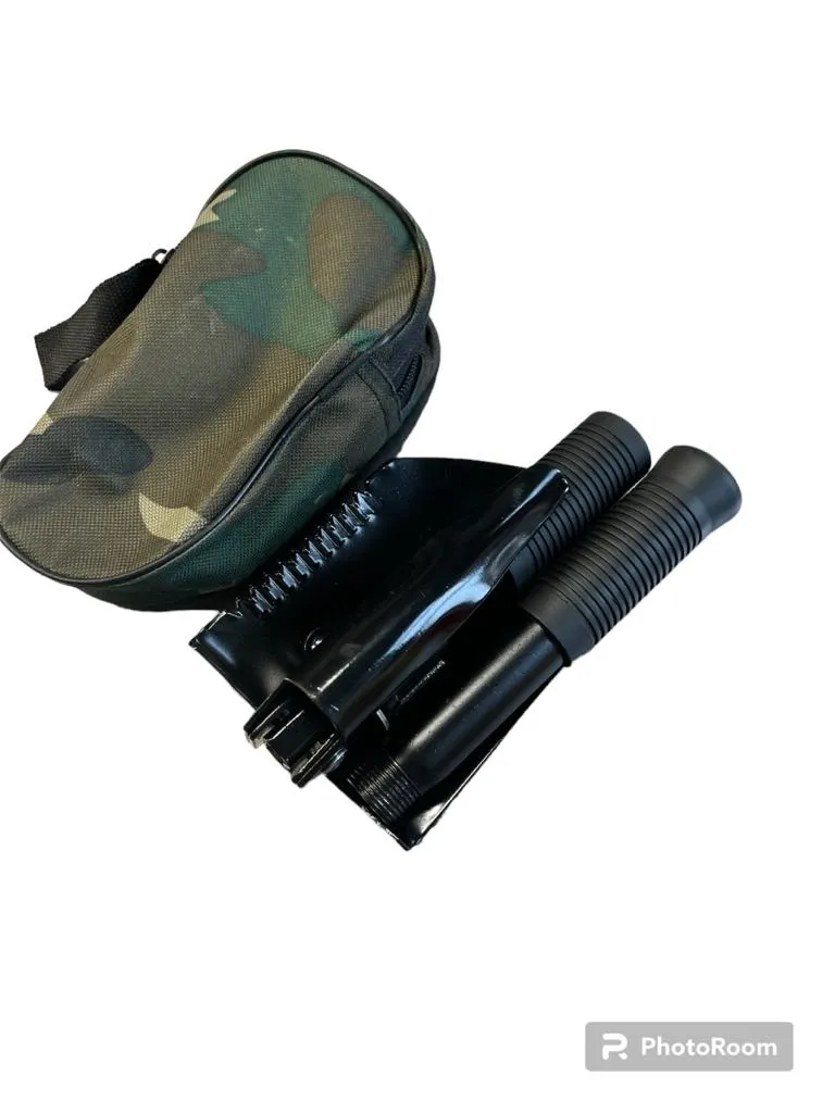 New Compact Collapsible Hiker's shovel with camo carry bag!