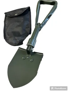 New Compact Collapsible Hiker's shovel with carry bag!