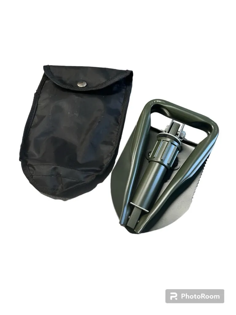 New Compact Collapsible Hiker's shovel with carry bag!