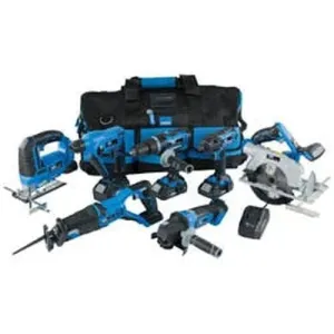 New Draper 7025 Storm Force 20V Cordless Kit (12 Piece) Dr-07025