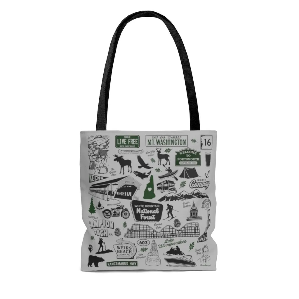 New Hampshire Tourist Attraction Tote Bag