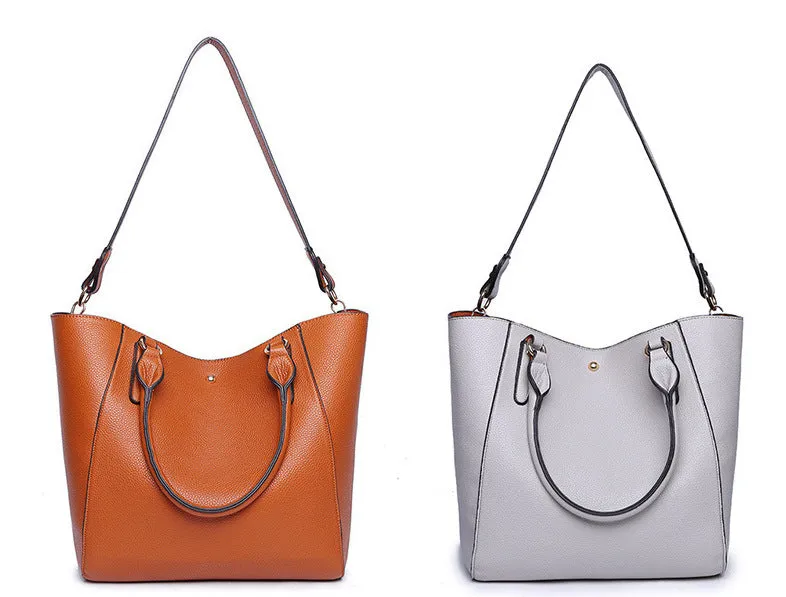 New Retro Large Shoulder Bag Two-piece Package