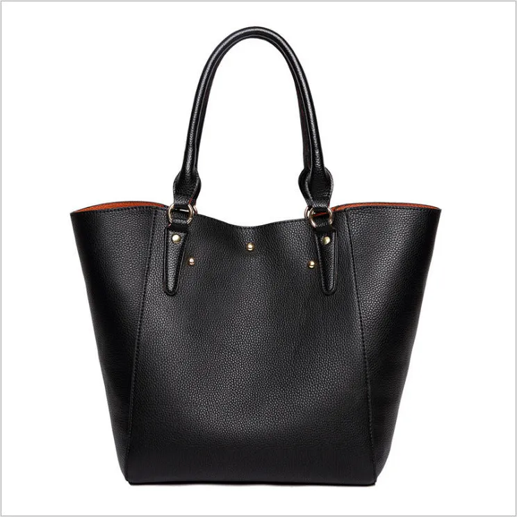 New Retro Large Shoulder Bag Two-piece Package