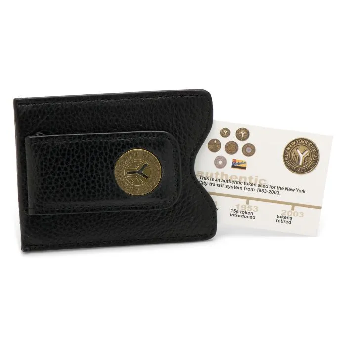 New York Transit Token Money Clip