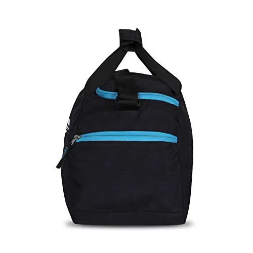 Nivia Polyester Sports Space Bag (Black/Blue)