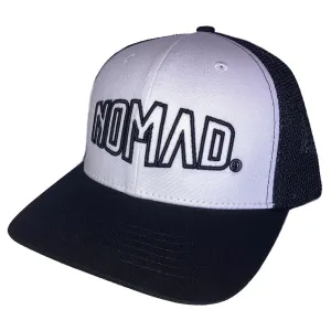 NOMAD SNAP BACK MESH HAT BLACK WHITE