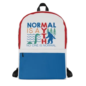 Normal is a Myth (Bigfoot & Loch Ness Monster) Backpack