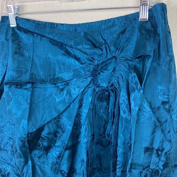 NWT Band of the Free | Celene Deep Teal Layered Midi Skirt L