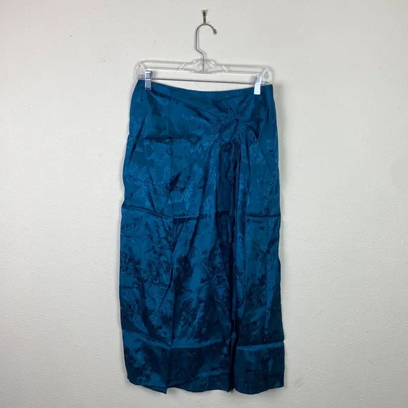 NWT Band of the Free | Celene Deep Teal Layered Midi Skirt L