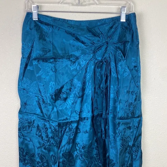 NWT Band of the Free | Celene Deep Teal Layered Midi Skirt L