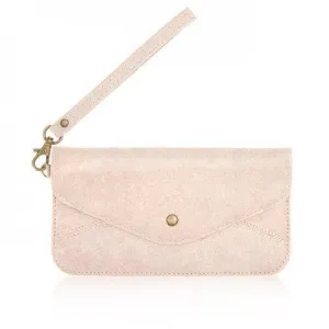 Nyla Blush Faux Leather Clutch (pack of 1 ea)
