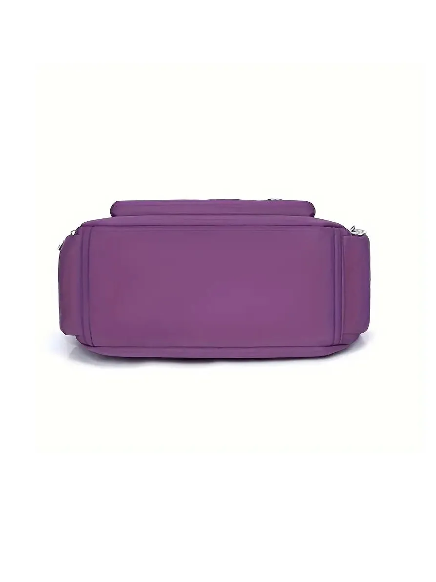 Nylon Crossbody Multi Pocket Bag