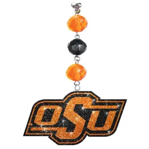 Oklahoma State University  - Logo Bling  (set of 3)   MAGNETIC ORNAMENT