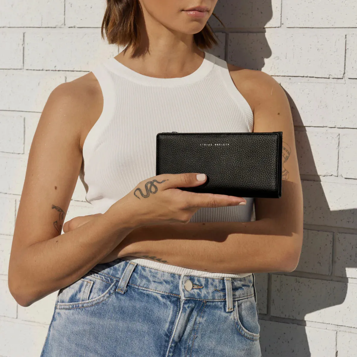 Old Flame Wallet | Black Leather