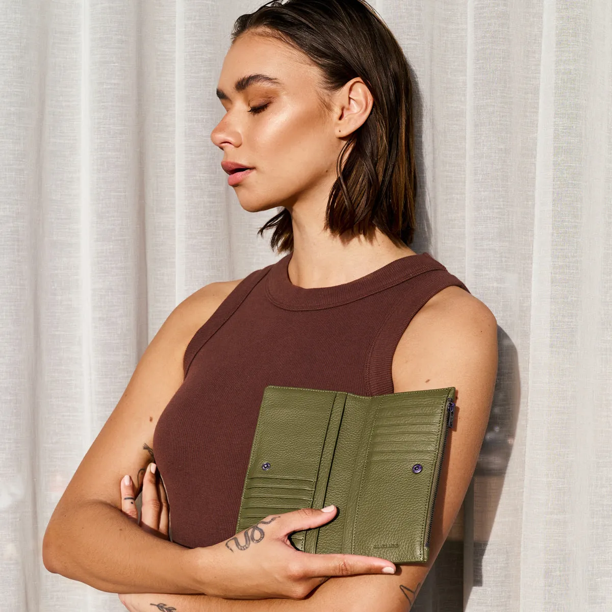 Old Flame Wallet - Khaki
