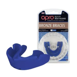 Opro Snapfit Mouthguard Adult Blue