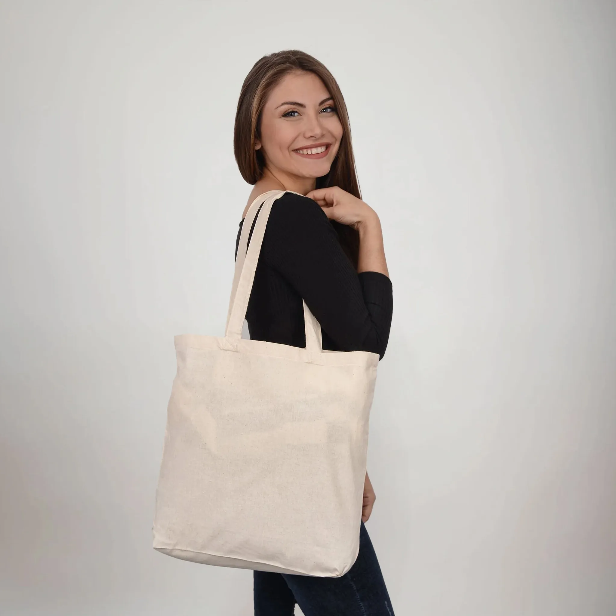 Organic Over-the-Shoulder Cotton Tote