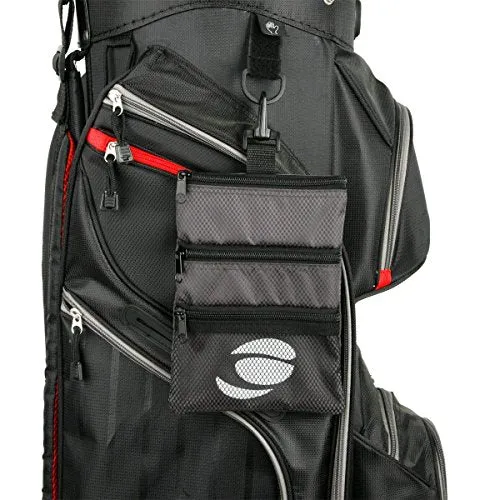Orlimar Men's Golf Detachable Accessory Pouch, Black