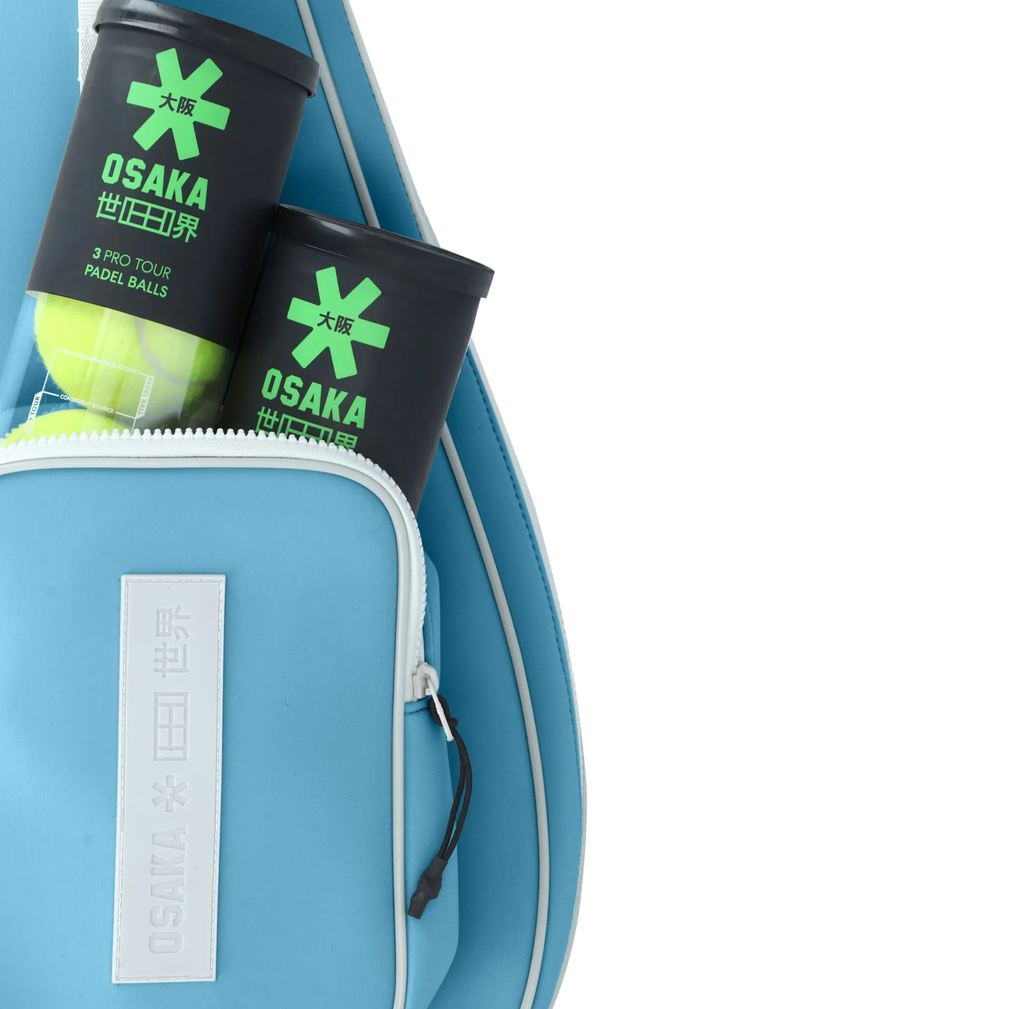 Osaka Neoprene Padel Sleeve - Light Blue