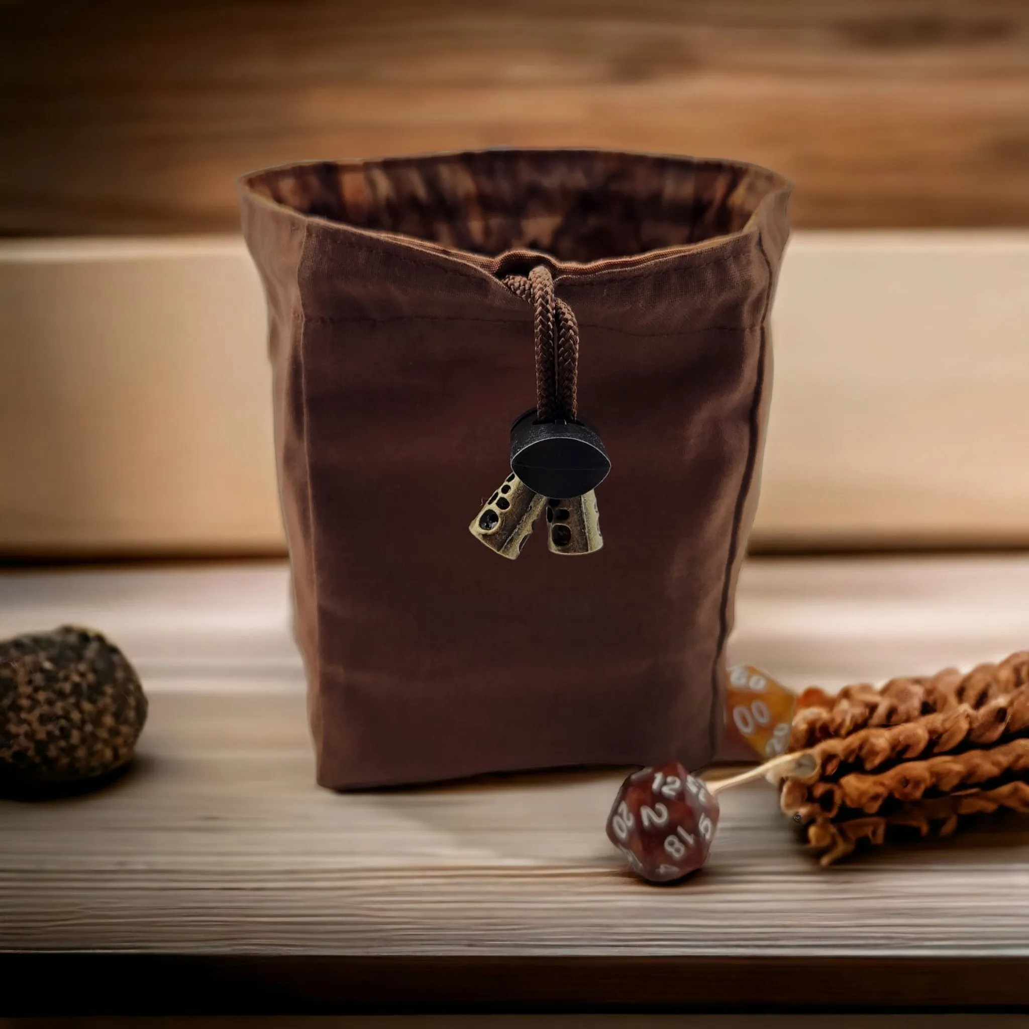 Owl familiar dice bag,