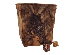 Owl familiar dice bag,