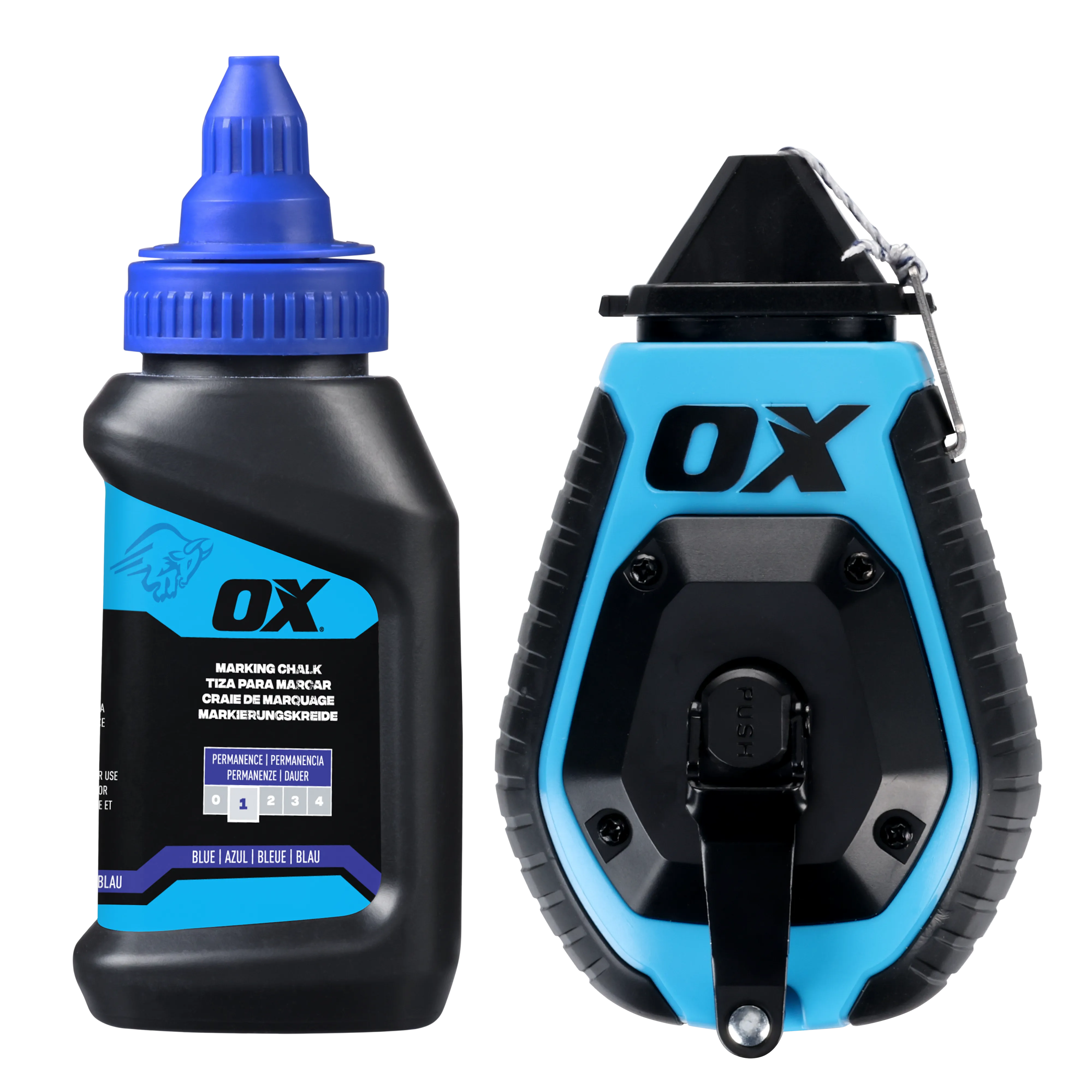 OX Trade 30m/100' ABS Chalk Reel Value Pack