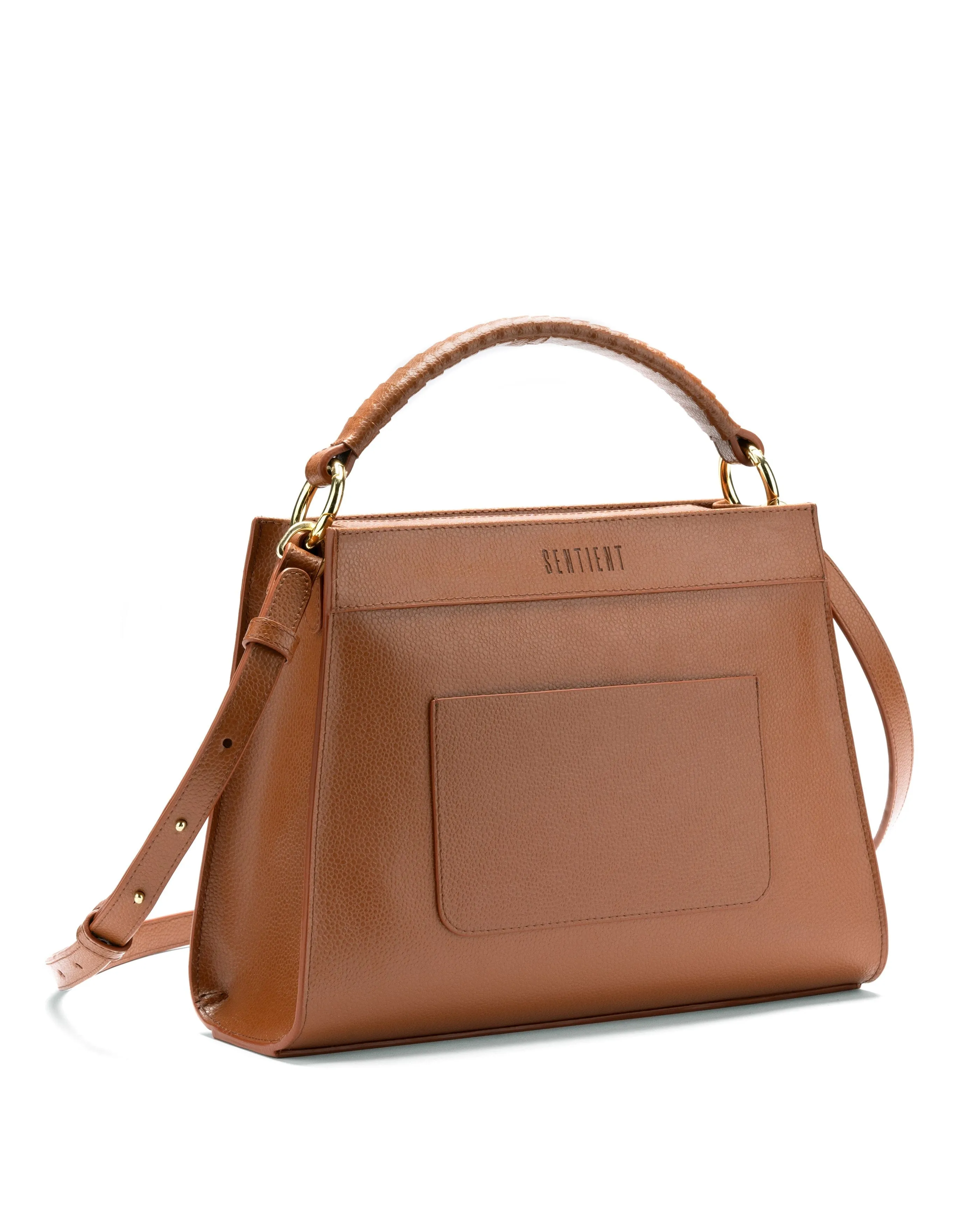 Panthera MIRUM® Vegan Leather Tote | Saddle Brown