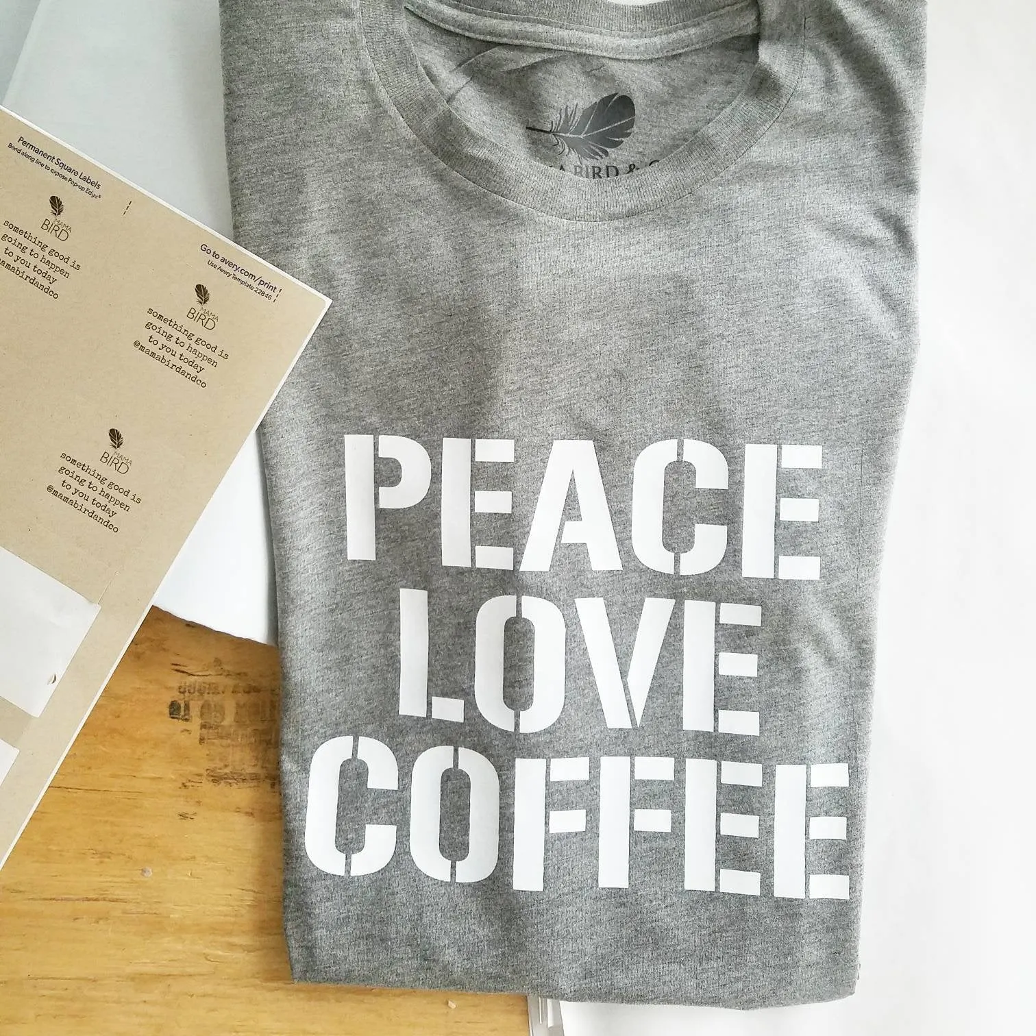 Peace Love Coffee - Off the Shoulder