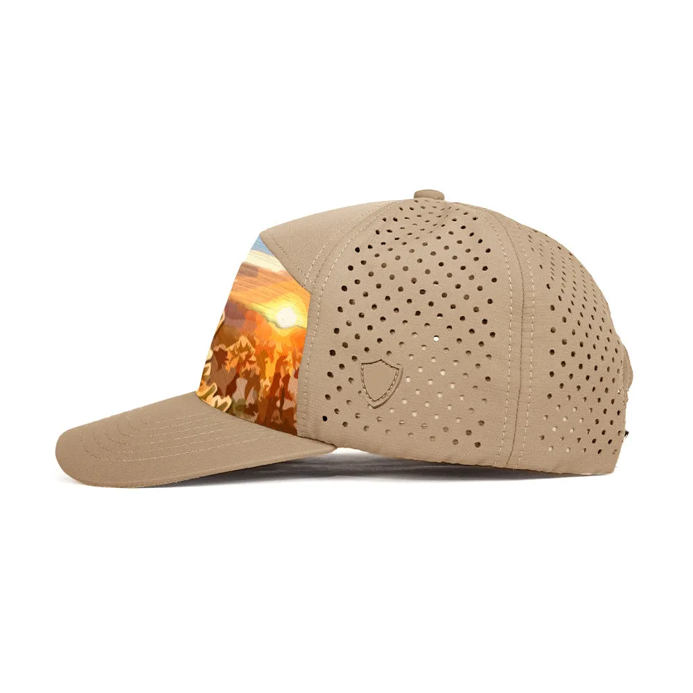 Performance Snapback | Cacti Bloom | Light Khaki PreOrder