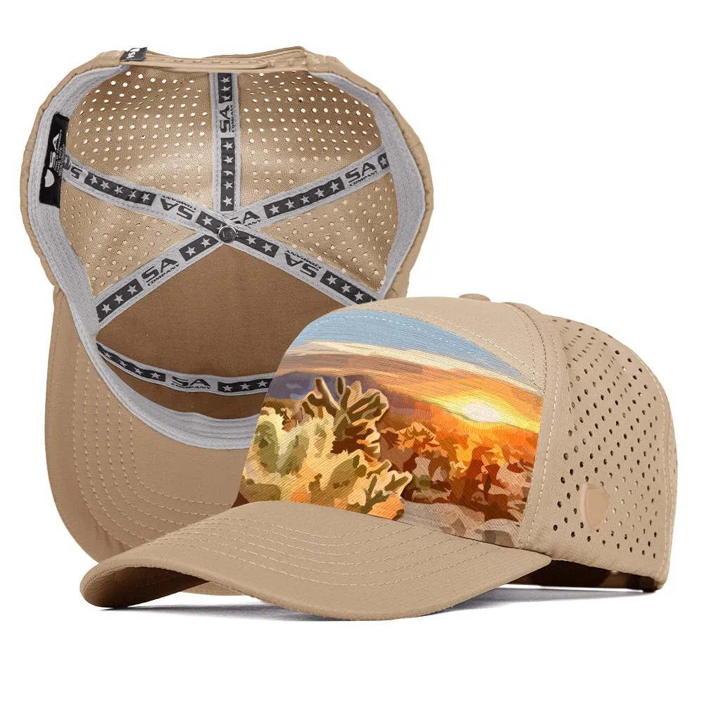 Performance Snapback | Cacti Bloom | Light Khaki PreOrder