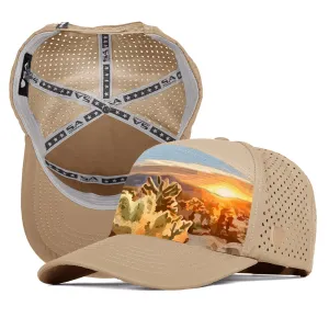 Performance Snapback | Cacti Bloom | Light Khaki PreOrder