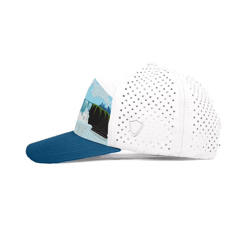 Performance Snapback | Niagara Wonder| White/Dark Blue