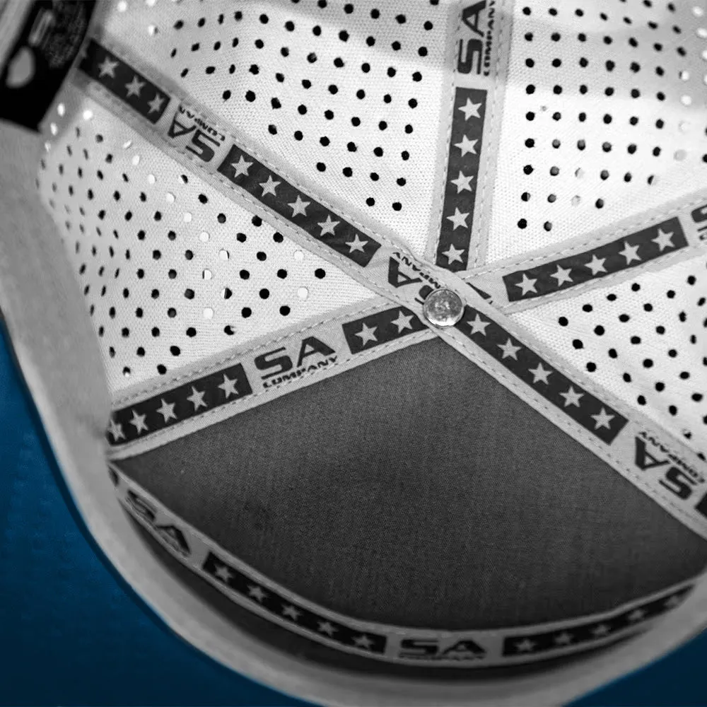 Performance Snapback | Niagara Wonder| White/Dark Blue