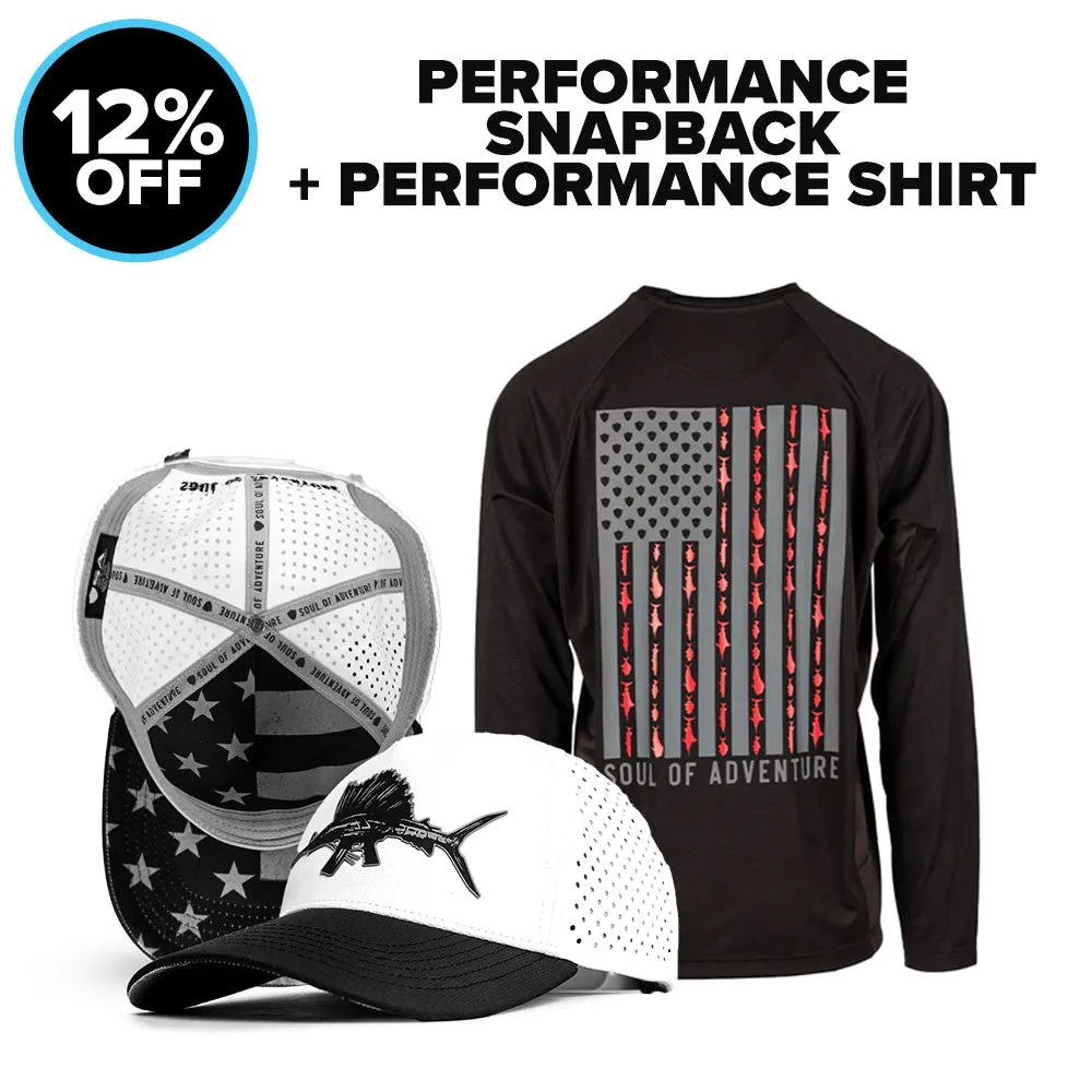 PERFORMANCE SNAPBACK   PERFORMANCE SHIRT