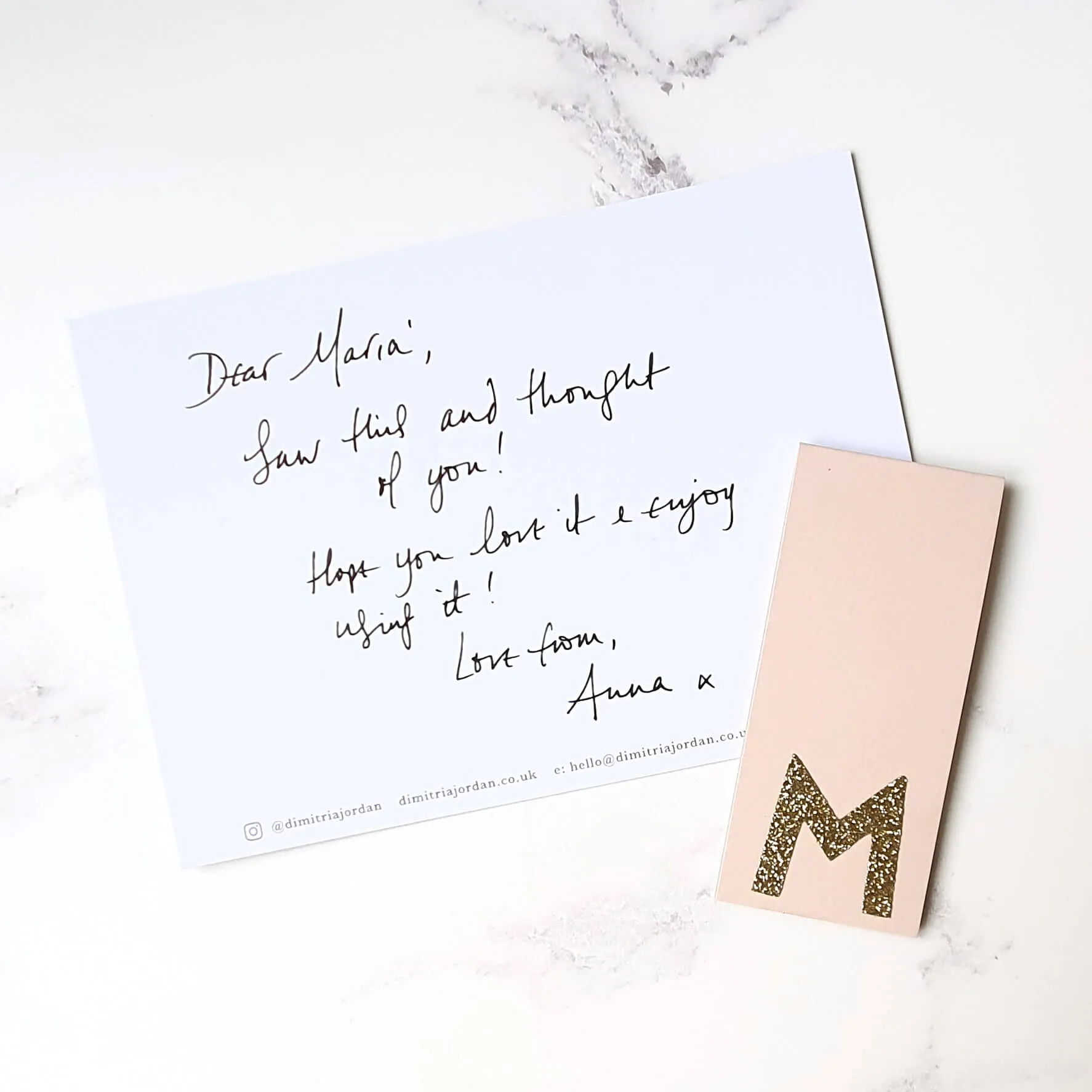 Personalised Magnetic Bookmark